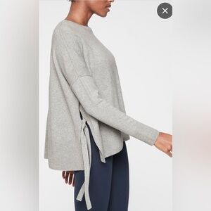 Athleta Cashmere Chamonix Side-Tie Sweater